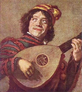 Jester with a Lute, Frans Hals